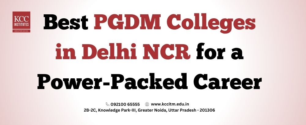 Top PGDM Colleges in Delhi NCR
